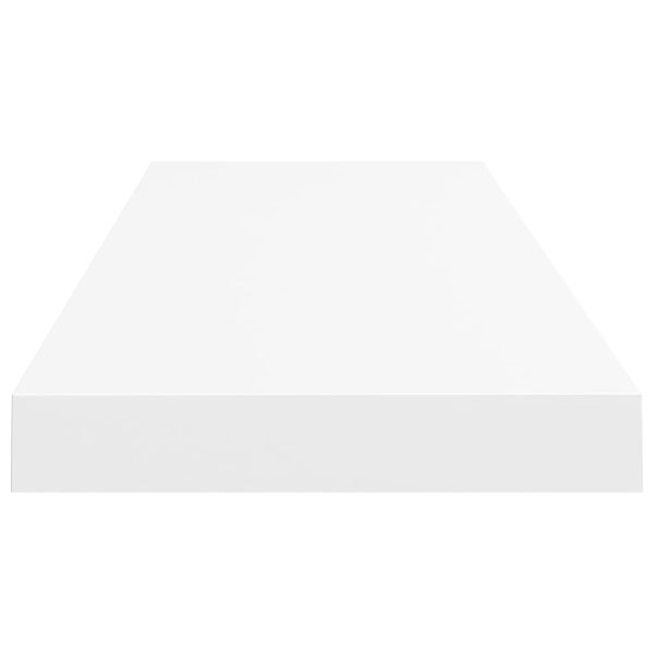 Scaffali A Parete 2 Pz Bianchi 80x23,5x3,8 Cm In Mdf - Image 5