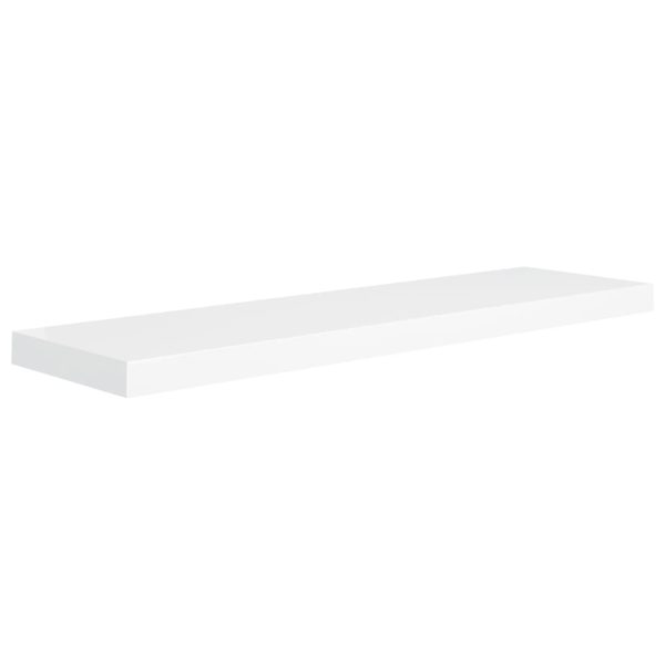 Scaffali A Parete 4 Pz Bianchi 90x23,5x3,8 Cm In Mdf - Image 3