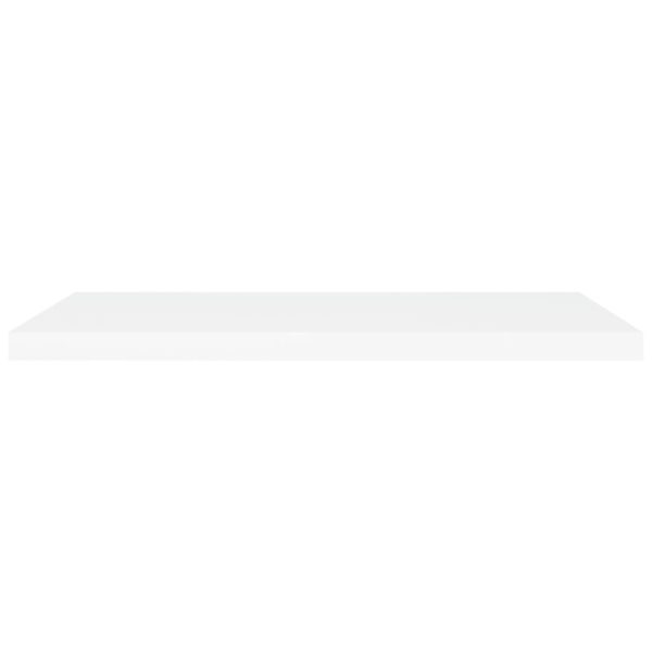 Scaffali A Parete 4 Pz Bianchi 90x23,5x3,8 Cm In Mdf - Image 4