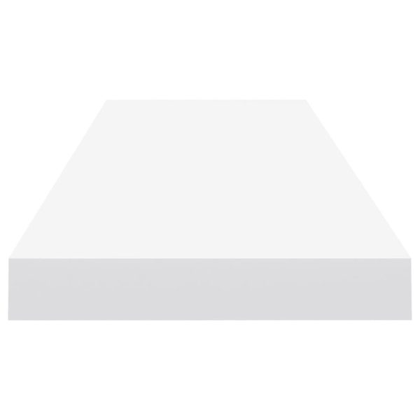 Scaffali A Parete 4 Pz Bianchi 90x23,5x3,8 Cm In Mdf - Image 5