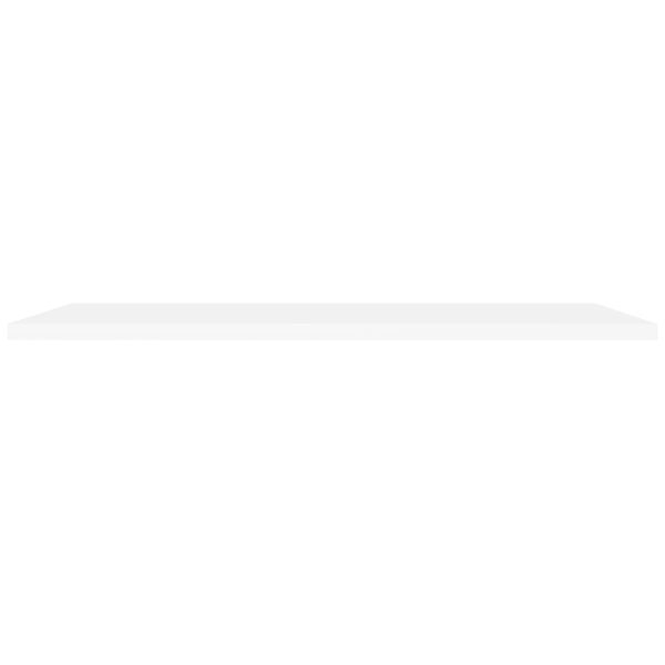 Scaffali A Parete 2 Pz Bianchi 120x23,5x3,8 Cm In Mdf - Image 4