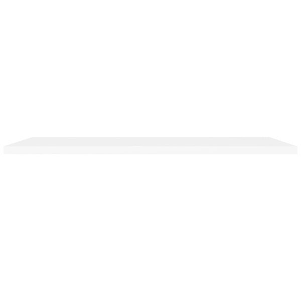 Scaffali A Parete 4 Pz Bianchi 120x23,5x3,8 Cm In Mdf - Image 4