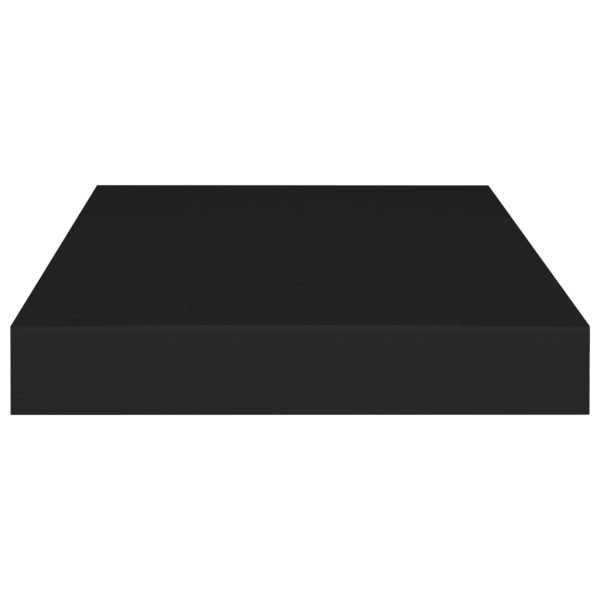 Scaffali A Parete 2 Pz Neri 40x23x3,8 Cm In Mdf - Image 6