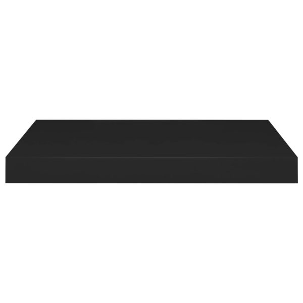 Scaffali A Parete 4 Pz Neri 50x23x3,8 Cm In Mdf - Image 4