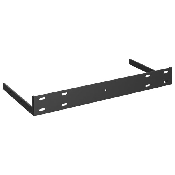 Scaffali A Parete 4 Pz Neri 50x23x3,8 Cm In Mdf - Image 6