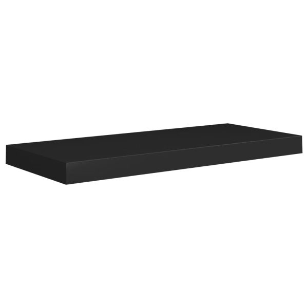 Scaffali A Parete 4 Pz Neri 60x23,5x3,8 Cm In Mdf - Image 3