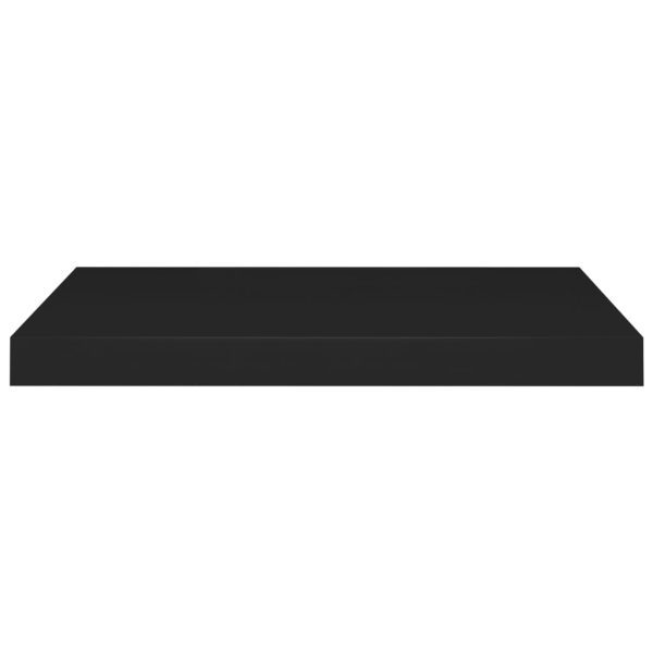 Scaffali A Parete 4 Pz Neri 60x23,5x3,8 Cm In Mdf - Image 4