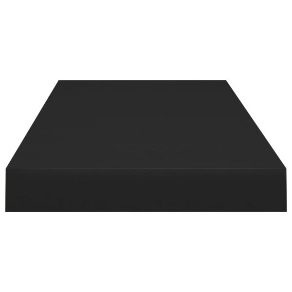 Scaffali A Parete 4 Pz Neri 60x23,5x3,8 Cm In Mdf - Image 5