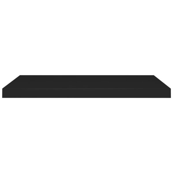 Scaffale A Parete Nero 80x23,5x3,8 Cm In Mdf - Image 4