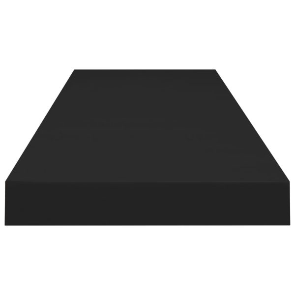 Scaffale A Parete Nero 90x23,5x3,8 Cm In Mdf - Image 5