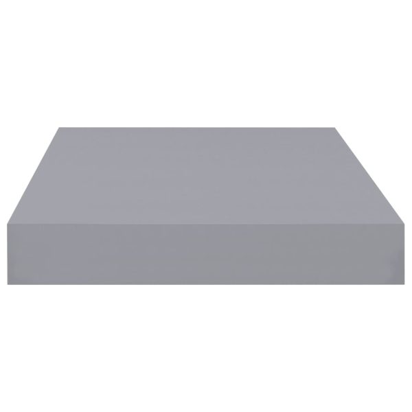 Scaffali A Parete 4 Pz Grigi 40x23x3,8 Cm In Mdf - Image 5