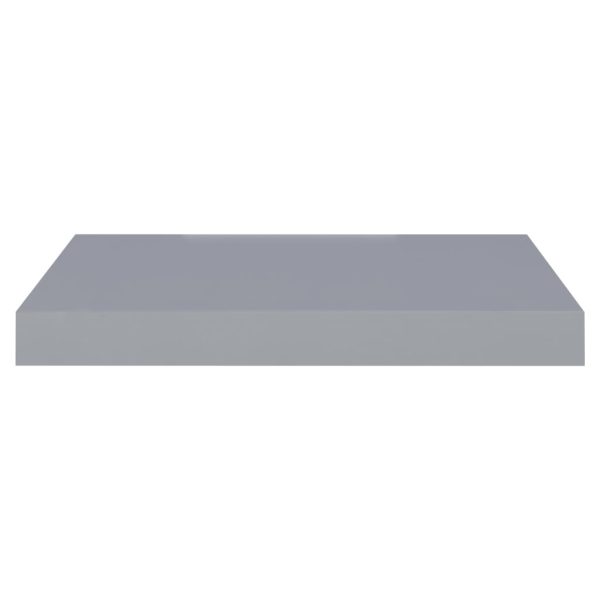 Scaffali A Parete 4 Pz Grigi 40x23x3,8 Cm In Mdf - Image 6