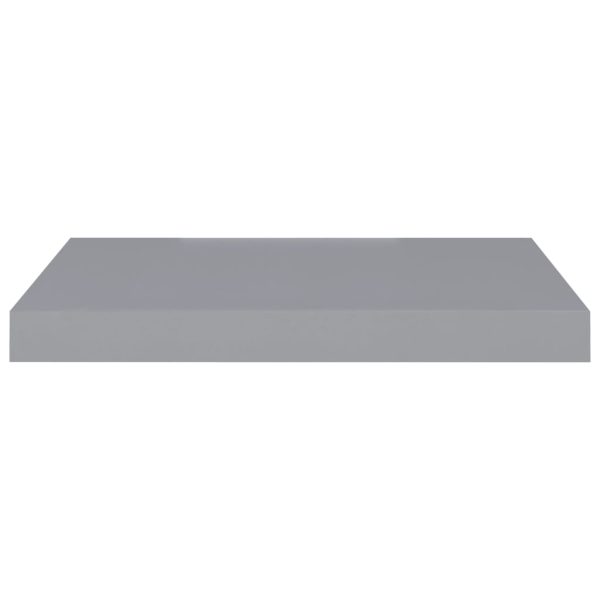 Scaffale A Parete Grigio 50x23x3,8 Cm In Mdf - Image 4