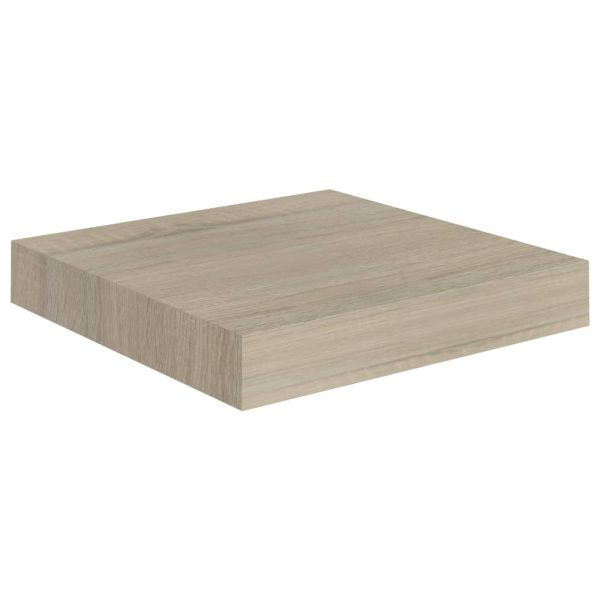 Scaffali A Parete 4 Pz Rovere 23x23,5x3,8 Cm In Mdf - Image 4
