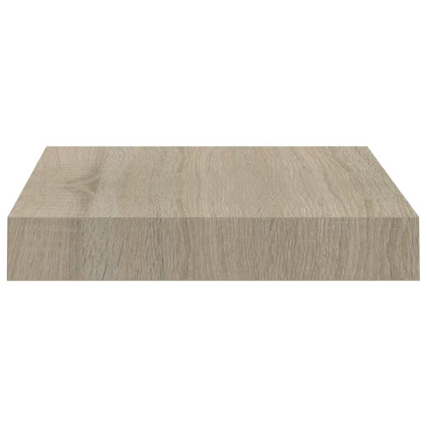 Scaffali A Parete 4 Pz Rovere 23x23,5x3,8 Cm In Mdf - Image 6