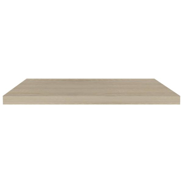 Scaffali A Parete 4 Pz Rovere 80x23,5x3,8 Cm In Mdf - Image 4