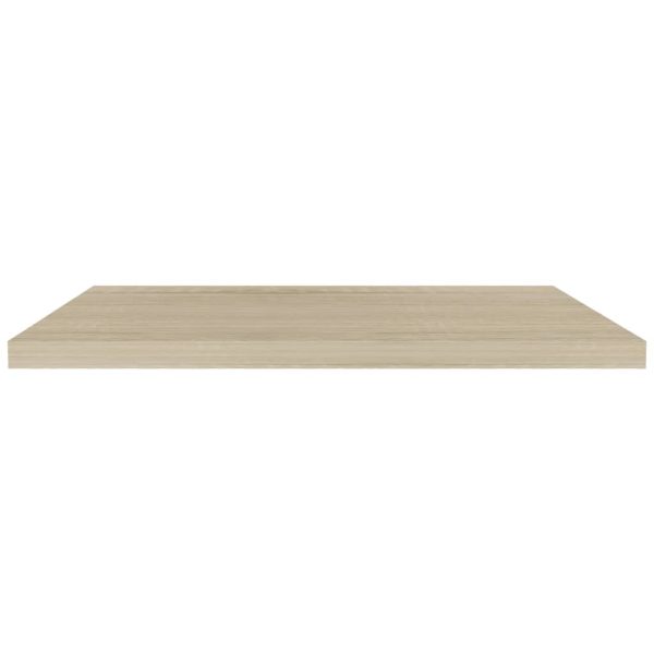 Scaffali A Parete 2 Pz Rovere 90x23,5x3,8 Cm In Mdf - Image 4