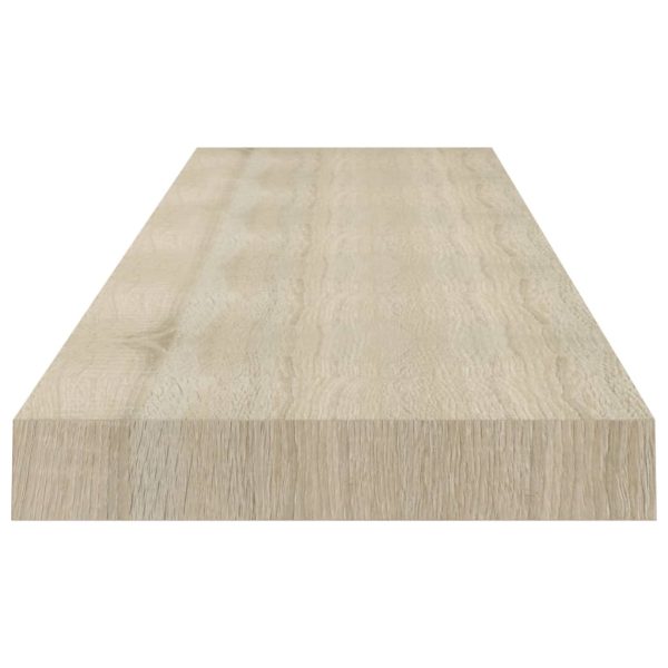 Scaffali A Parete 2 Pz Rovere 120x23,5x3,8 Cm In Mdf - Image 5