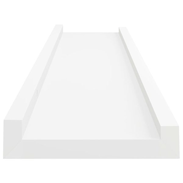 Mensole Con Sporgenza 2 Pz Bianche 40x9x3 Cm Mdf - Image 6