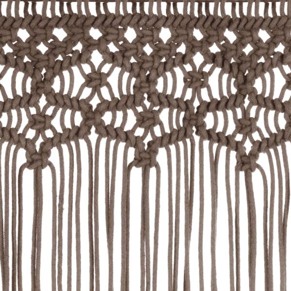 Tenda Macramè Grigio Talpa 140x240 Cm In Cotone - Image 4