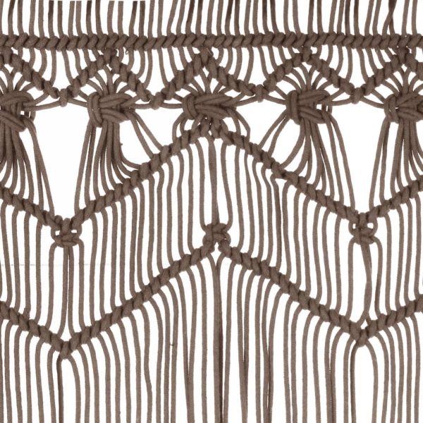 Tenda Macramè Grigio Talpa 140x240 Cm In Cotone - Image 4