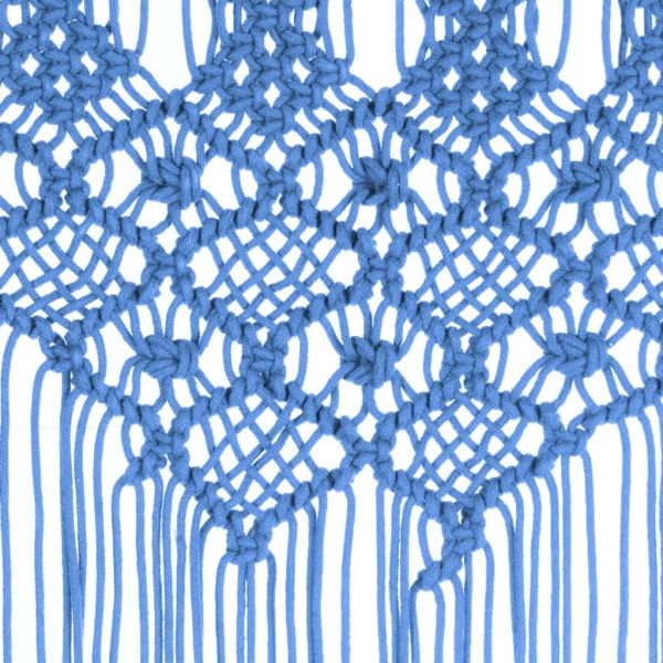 Tenda Macramè Blu 140x240 Cm In Cotone - Image 4