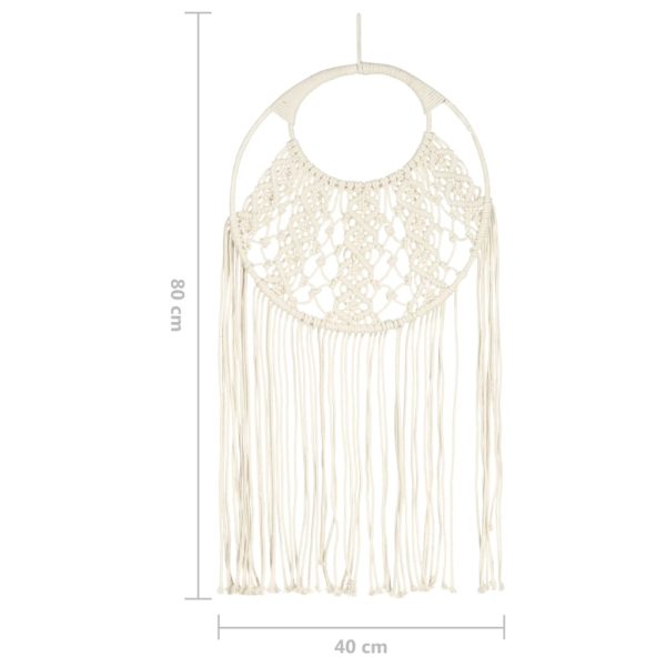 Decorazione Da Parete In Macramè 40x80 Cm Cotone - Image 6