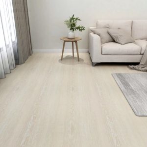 Listoni Per Pavimenti Autoadesivi 55 Pz In Pvc 5,11 M² Beige