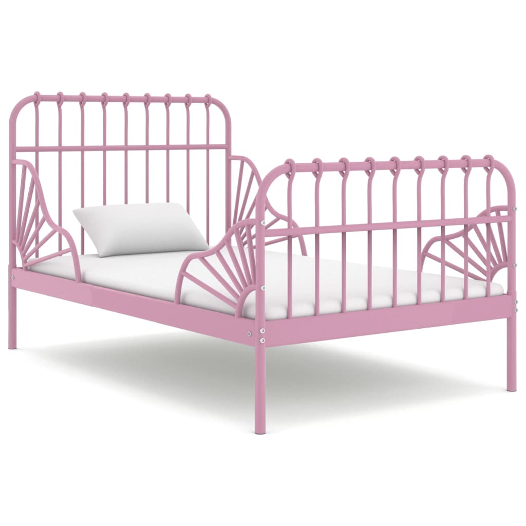 Giroletto Estendibile Rosa In Metallo 80x130/200 cm