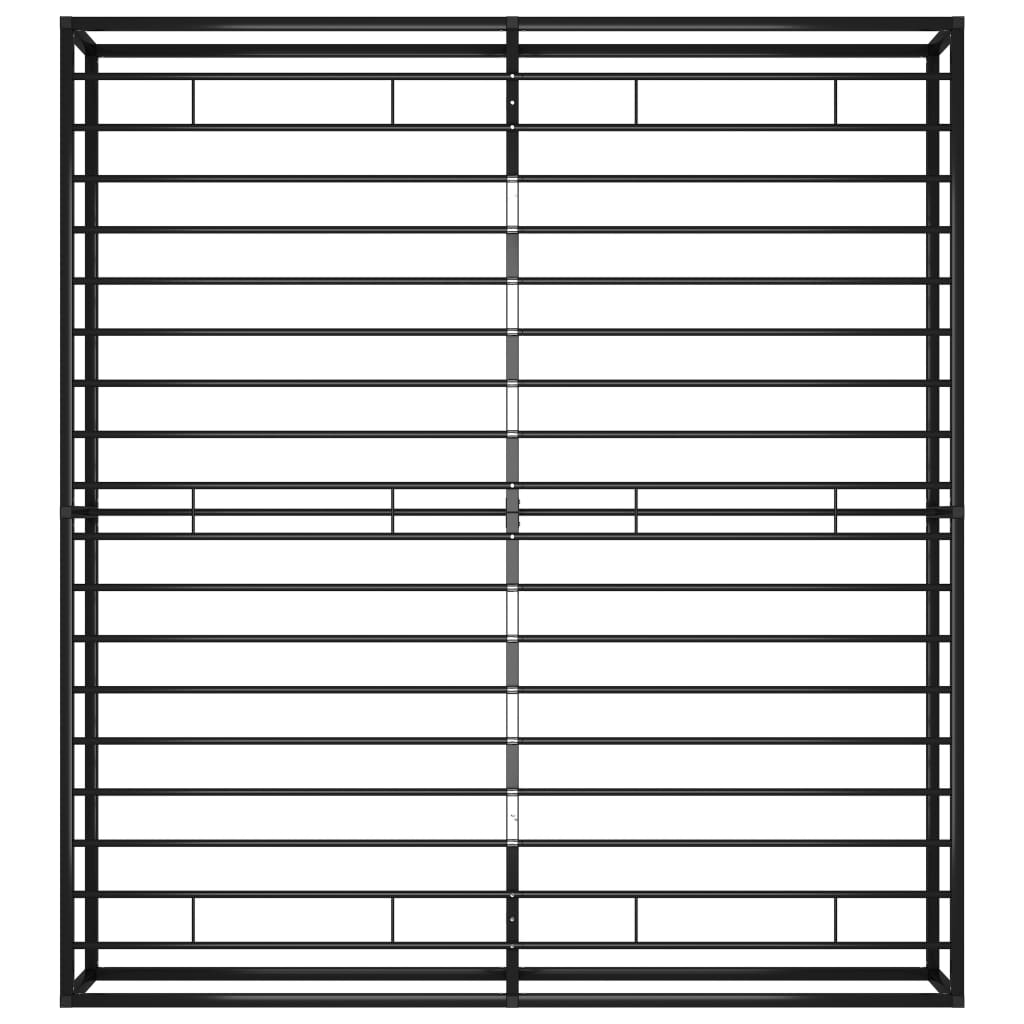 Giroletto Nero In Metallo 140x200 cm - Image 6