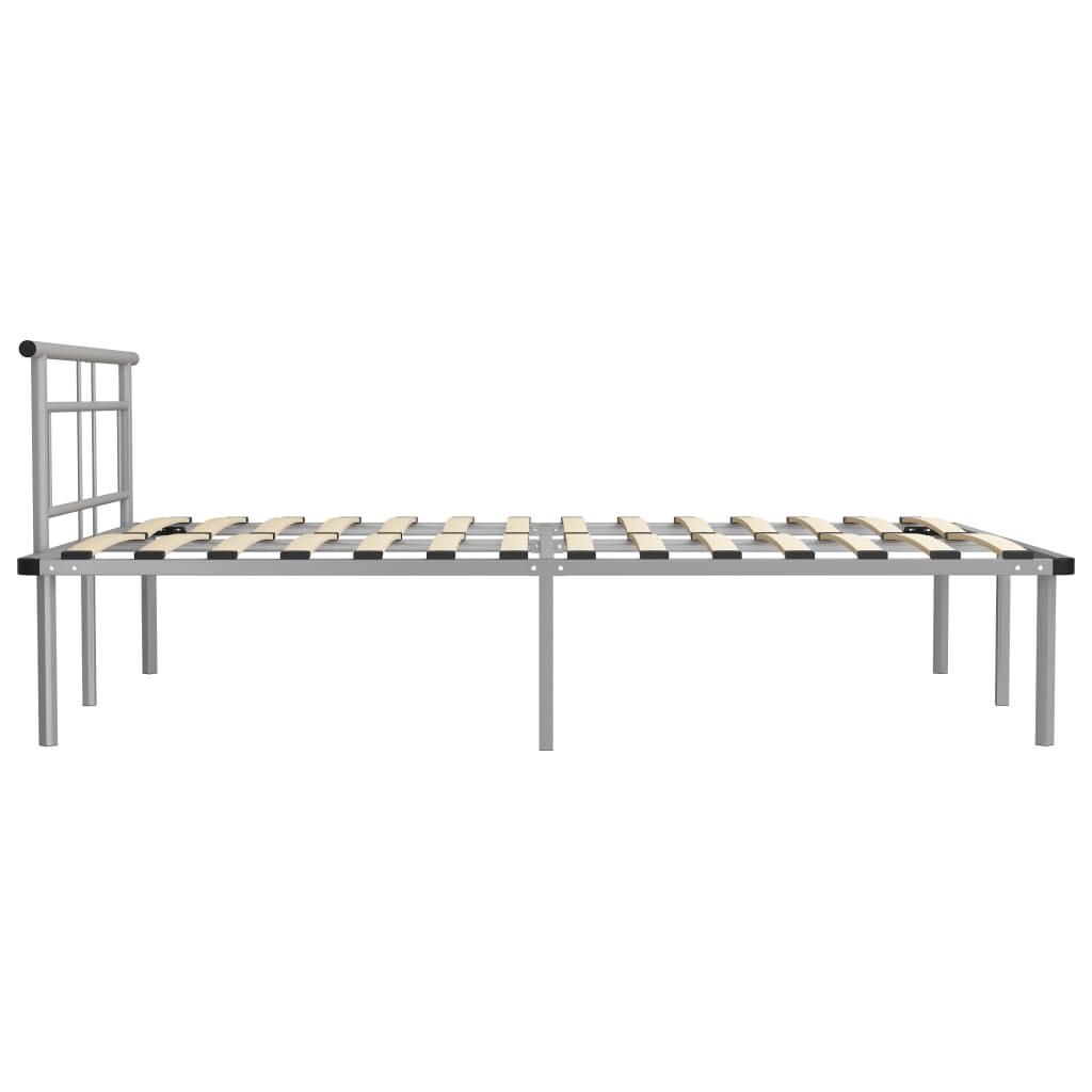 Giroletto Grigio In Metallo 160x200 cm - Image 4
