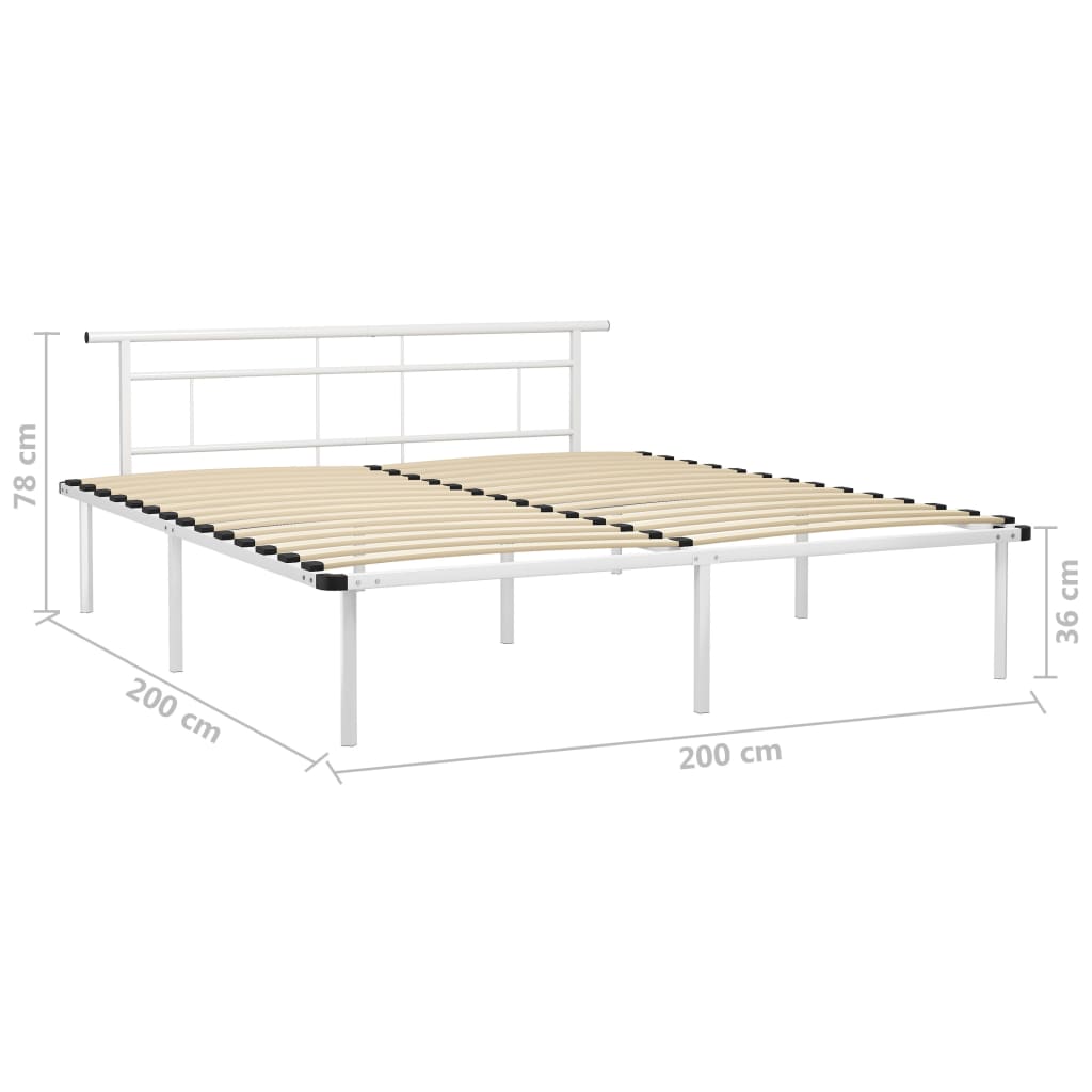 Giroletto Bianco In Metallo 200x200 cm - Image 6