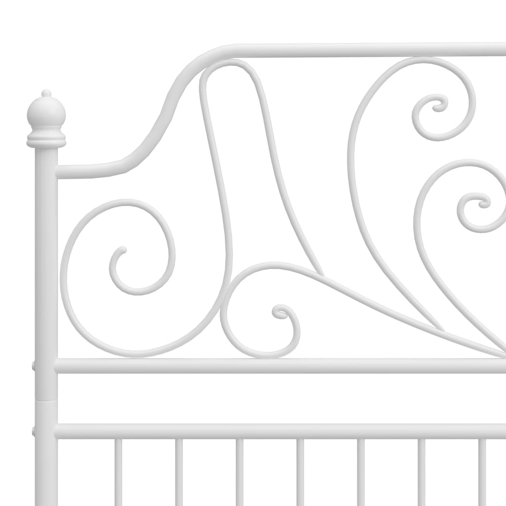 Giroletto Bianco In Metallo 120x200 cm - Image 5