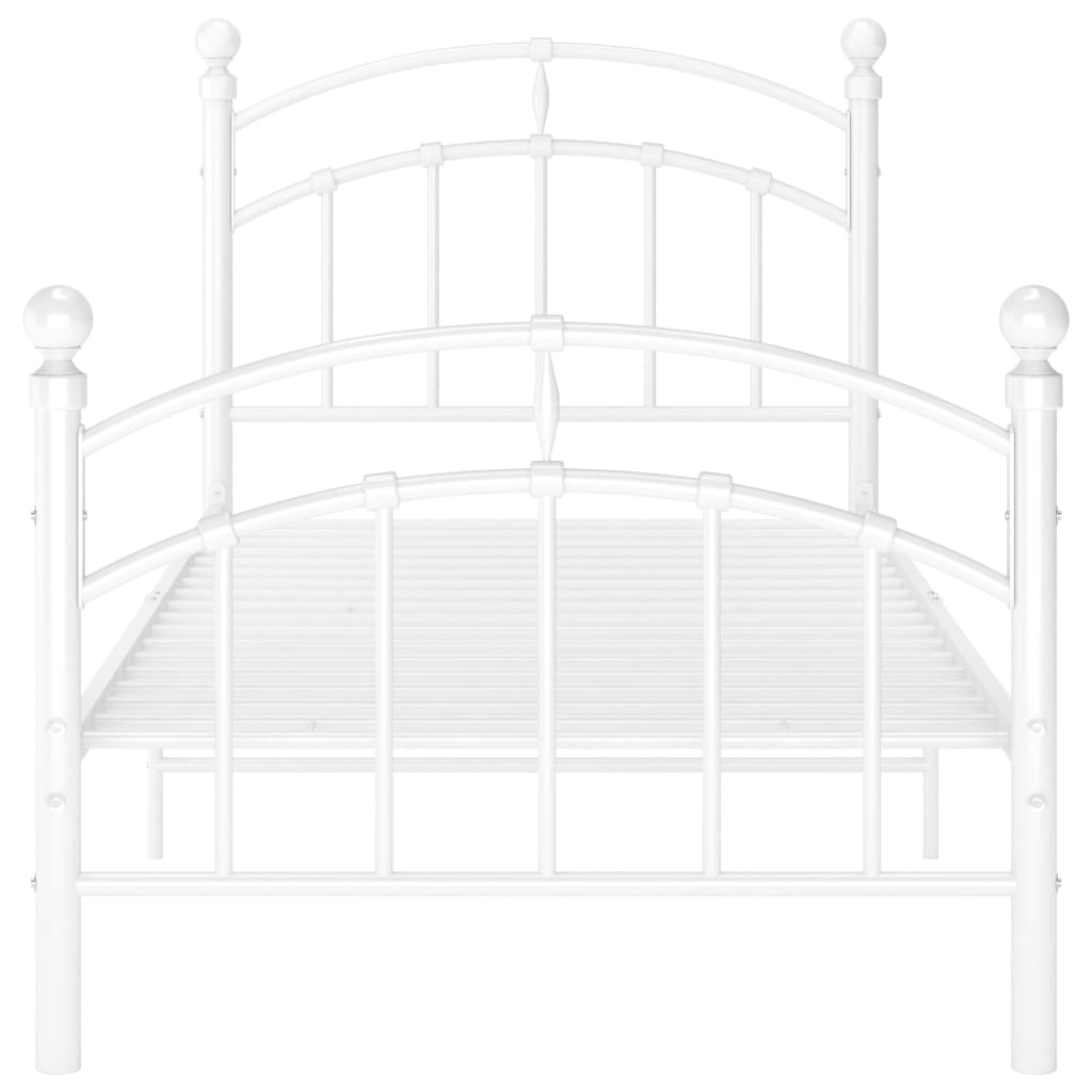 Giroletto Bianco In Metallo 90x200 cm - Image 3
