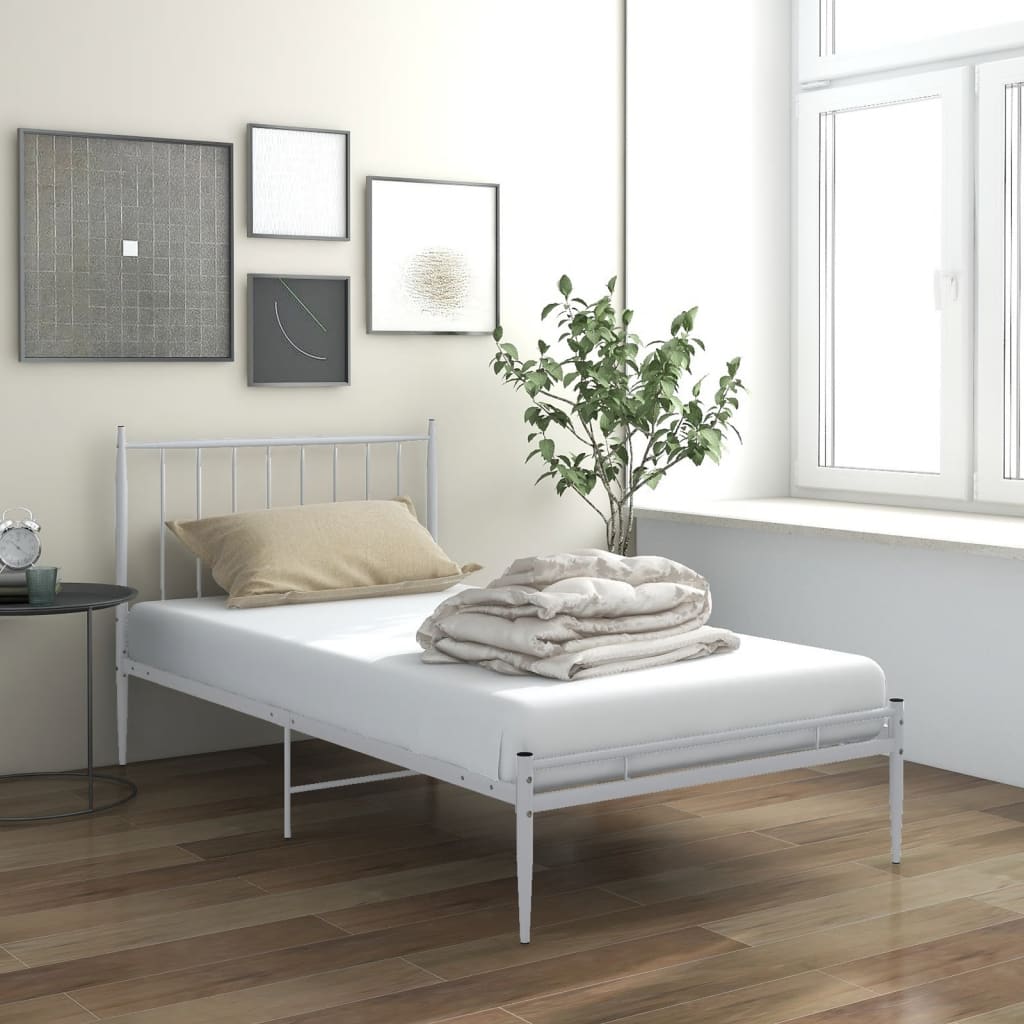 Giroletto Bianco In Metallo 90x200 cm