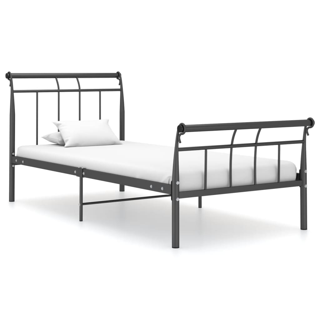 Giroletto Nero In Metallo 90x200 cm