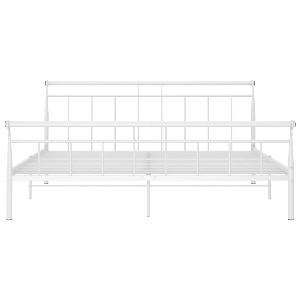 Giroletto Bianco In Metallo 180x200 cm - Image 4