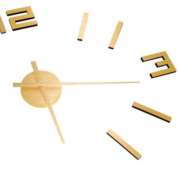 Orologio Da Parete 3d Design Moderno Oro 100 Cm Xxl - Image 4