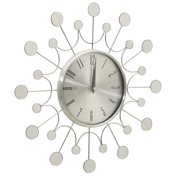 Orologio Da Parete Argento 40 Cm In Metallo - Image 3