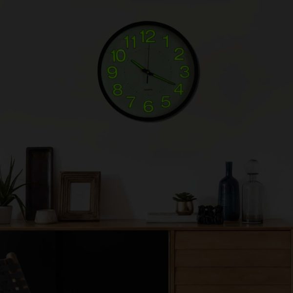 Orologio Da Parete Luminoso Nero 30 cm - Image 5