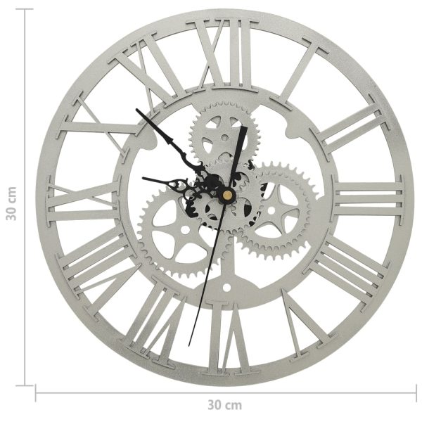 Orologio Da Parete Argento 30 Cm Acrilico - Image 5