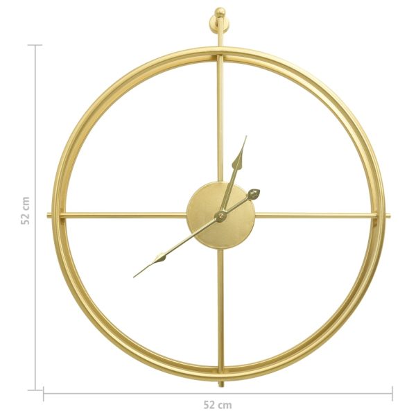 Orologio Da Parete Oro 52 Cm In Ferro - Image 5