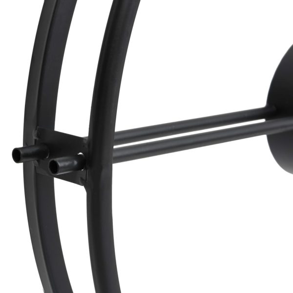 Orologio Da Parete Nero 52 Cm In Ferro - Image 4
