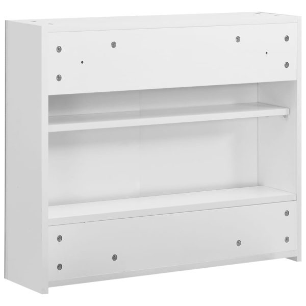 Armadietto A Specchio Bianco 80x15x60 Cm In Mdf - Image 5