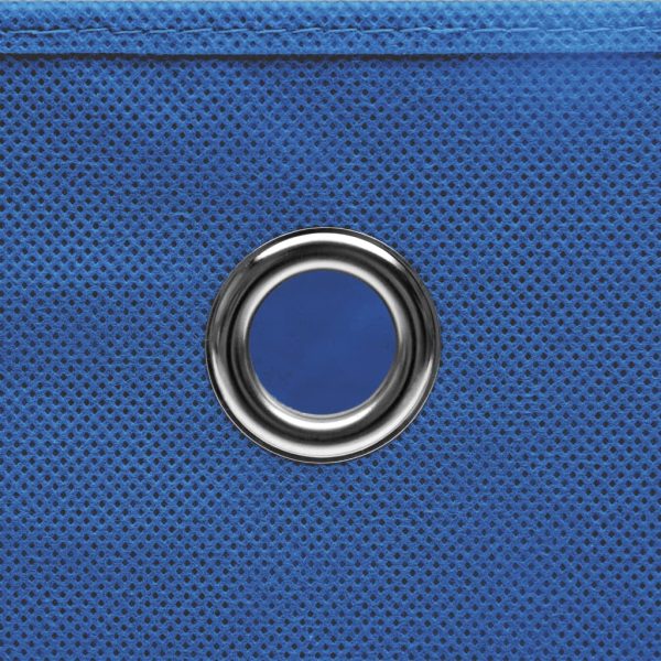 Contenitori Con Coperchi 10 Pz 28x28x28 Cm Blu - Image 5