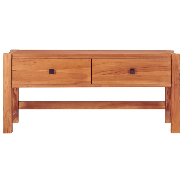 Mobile Tv 100x40x45 Cm In Legno Di Teak - Image 3