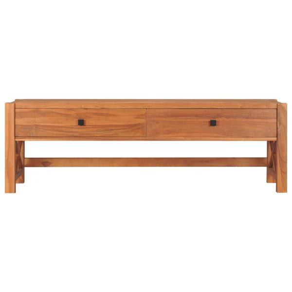 Mobile Tv 140x40x45 Cm In Legno Di Teak - Image 3
