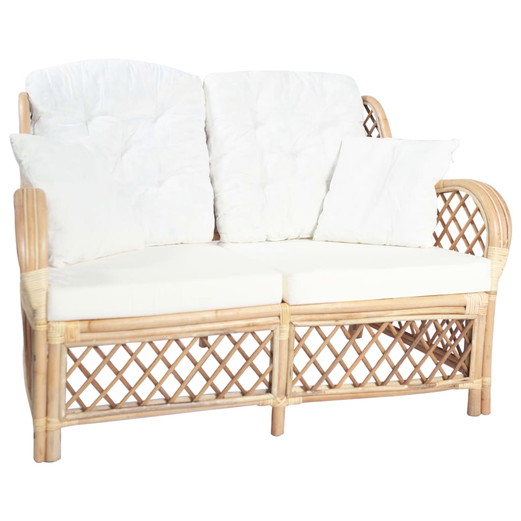 Divano A 2 Posti In Rattan