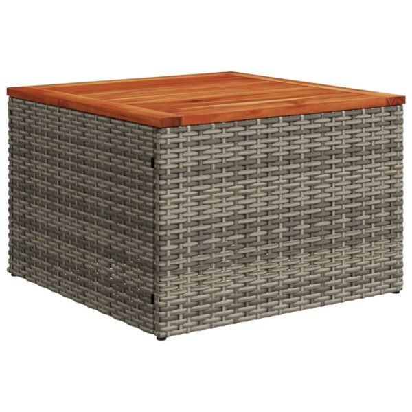 Set Divano Da Giardino 8 Pz Con Cuscini Grigio In Polyrattan - Image 3