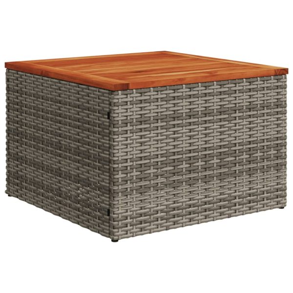 Set Divani Da Giardino 7 Pz Con Cuscini Grigio In Polyrattan - Image 6